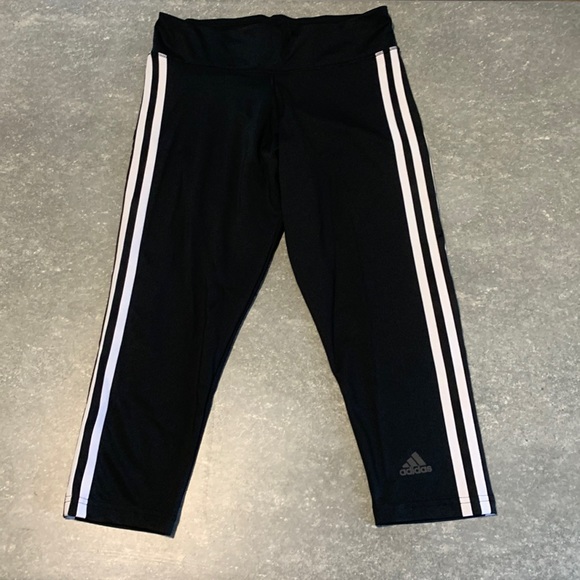 Women’s Adidas climalite cropped leggings size Small - Picture 2 of 7